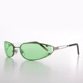 Oval Y2k Wrap Around Sunglasses - Rickey