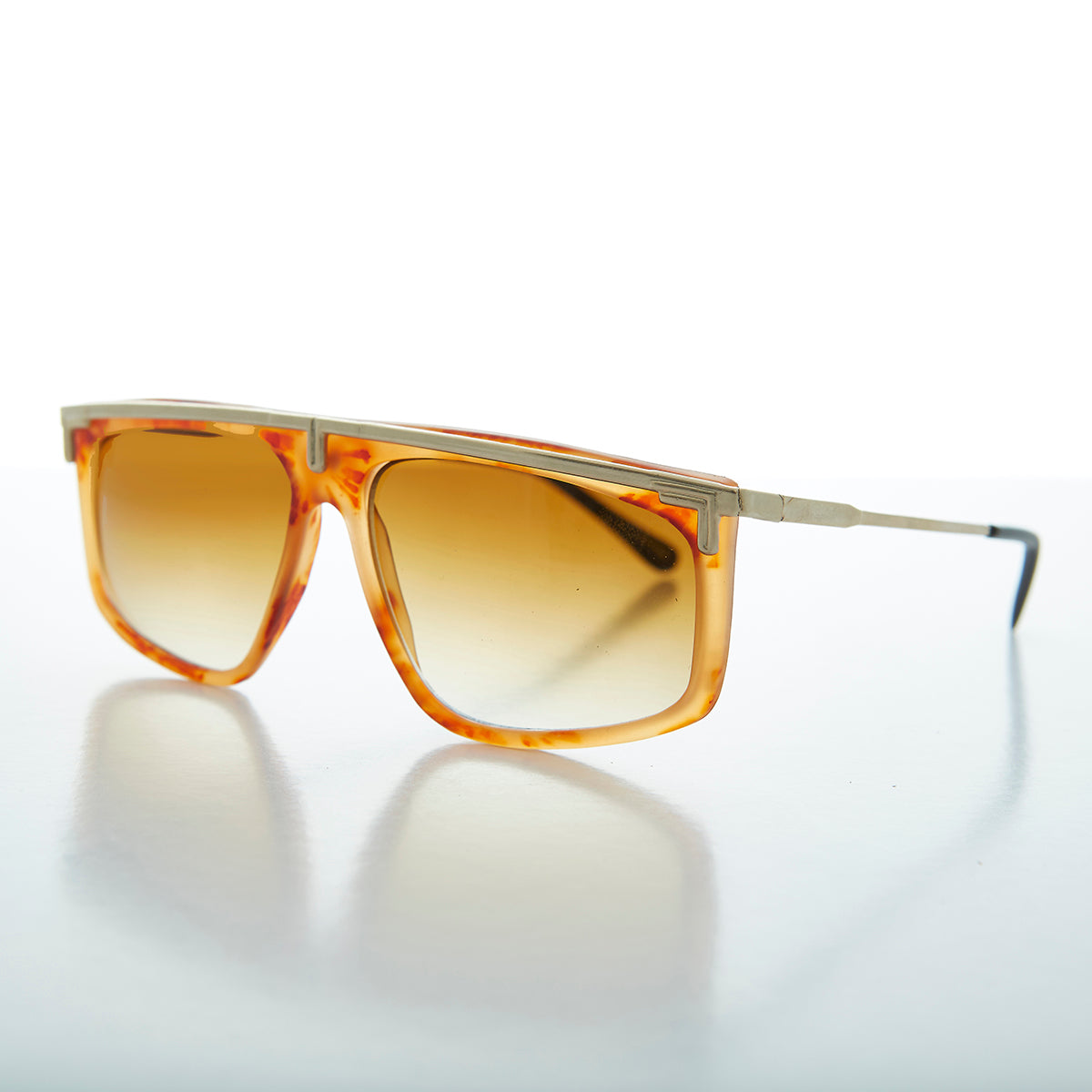 80s Hip Hop Flat Top Vintage Sunglass - Rome