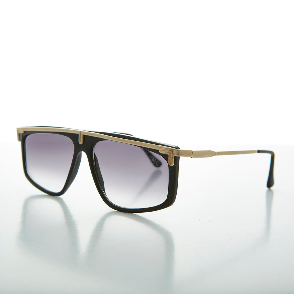 80s Hip Hop Flat Top Vintage Sunglass - Rome