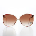 Women's Oversized Sunglass with Rhinestones- Rosie