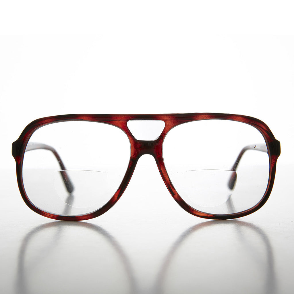 Large Bifocal Aviator Reading Glasses - Ross