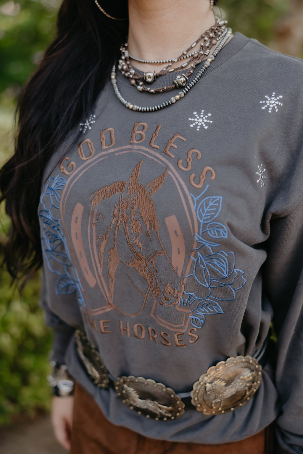 God Bless Horses Pullover