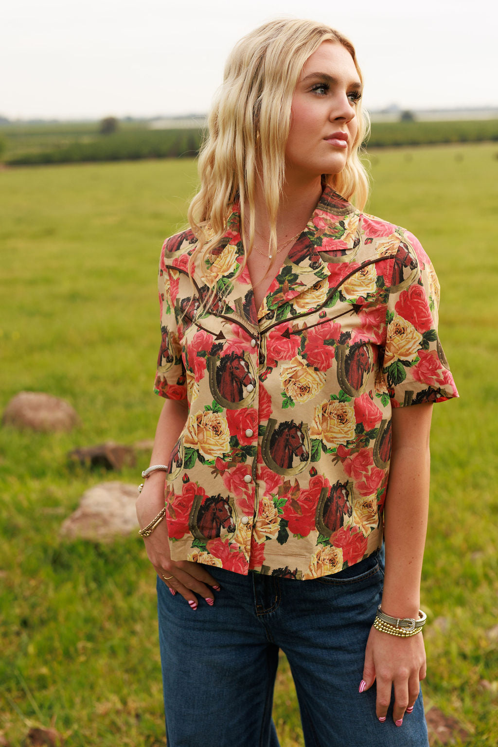 Blooming Bronc Blouse