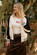 Cream and Black Jacket