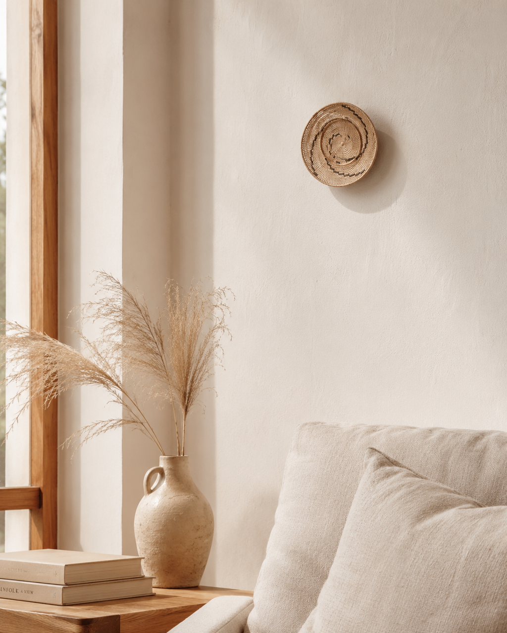 Rama Natural Wall Baskets