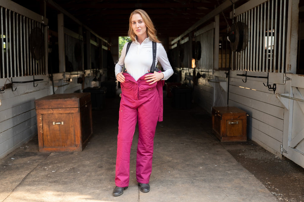 Winter Insulated Jumpsuit PRO - Raspberry