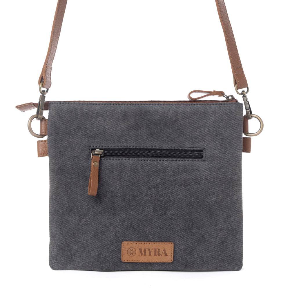 Myra Thunderpeak Concho Hairon Leather Bag in Fawn Sand