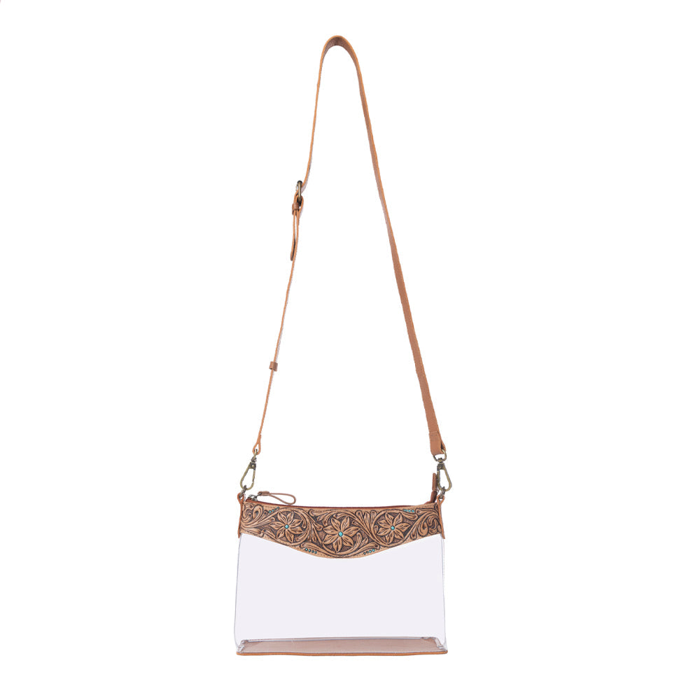 Myra Rodeo Frontier Clear Bag in Bridle Biscuit