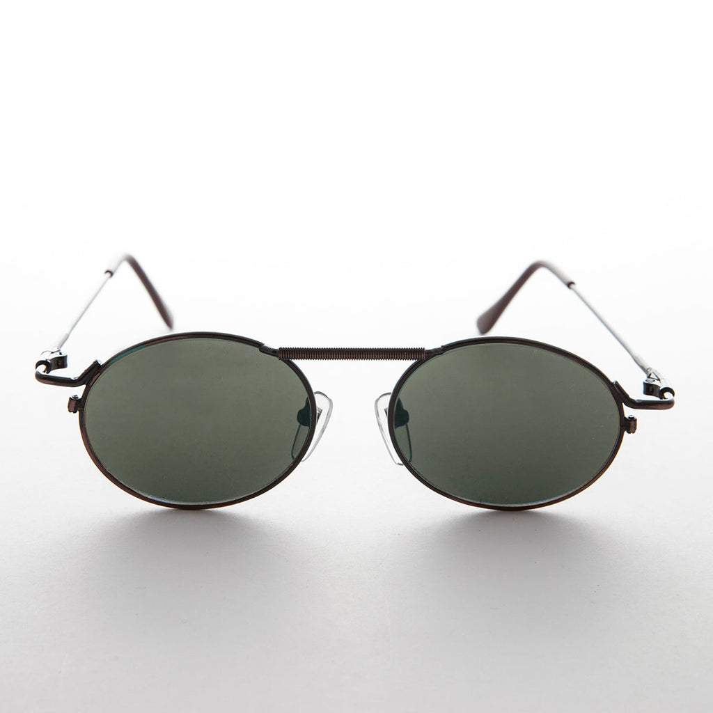 Vintage Steampunk Sunglass with Spring Brow Bar - Steamcon