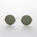 Round Steampunk Vintage Sunglass with Adjustable Temples - Swazi