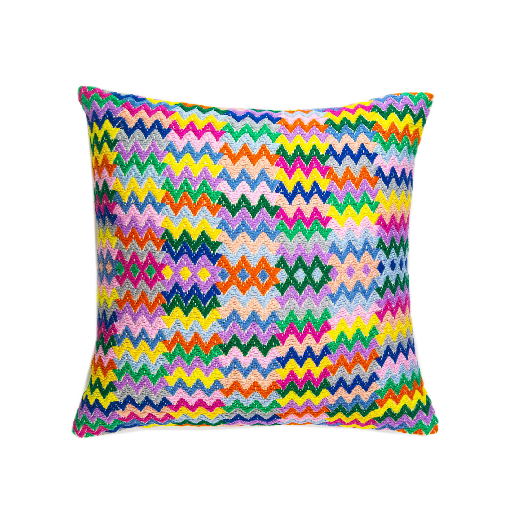 Cotzal Rainbow Brocade Pillows