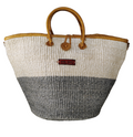 Ash & Ivory Wisdom Handmade Sisal Straw Basket Tote