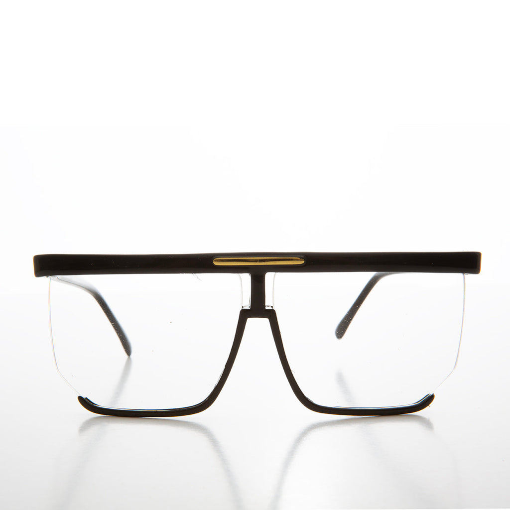 Flat Top Protective Safety Eyeglasses - Plot