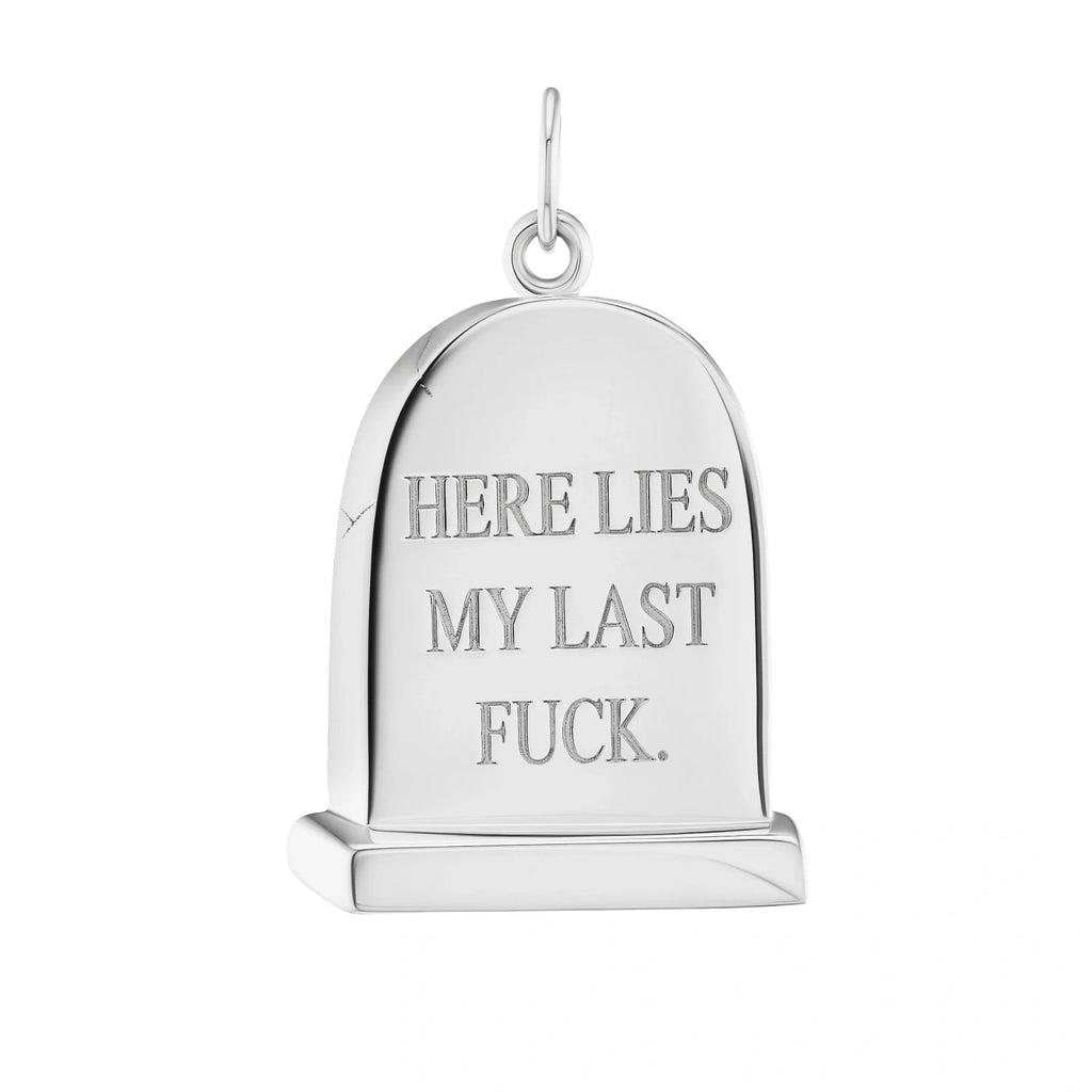 Grande Silver Gravestone Pendant