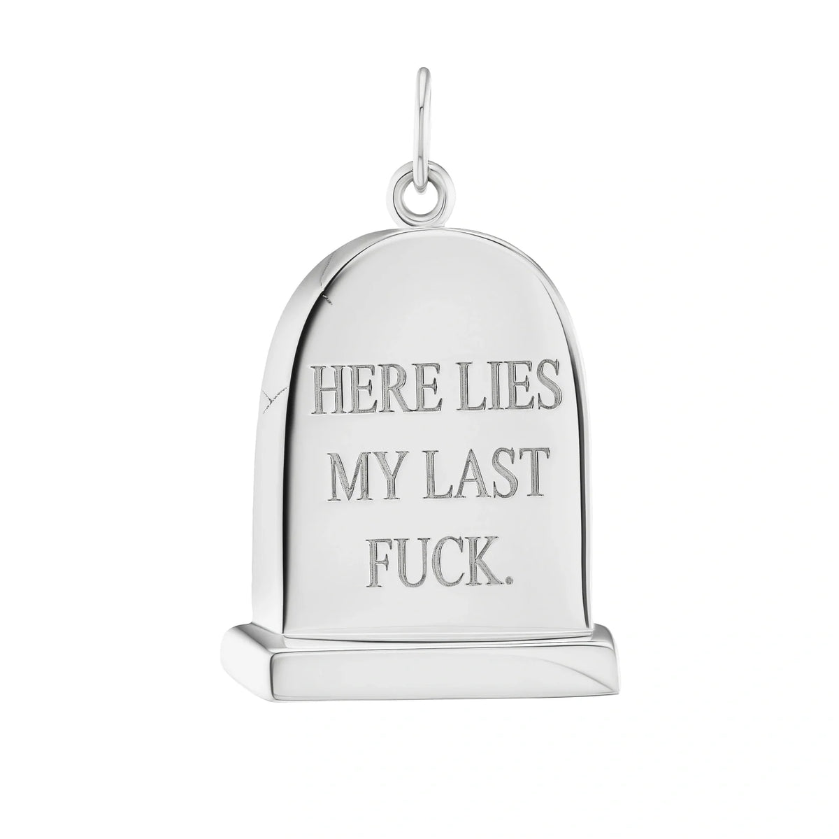 Grande Silver Gravestone Pendant