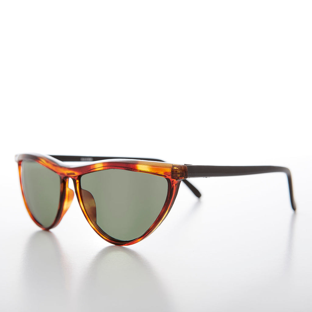 Thin Pointed Tip Vintage Cat Eye Sunglass - Tiff