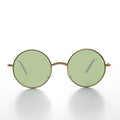 Round Tinted Lens Sunglasses - Tipper