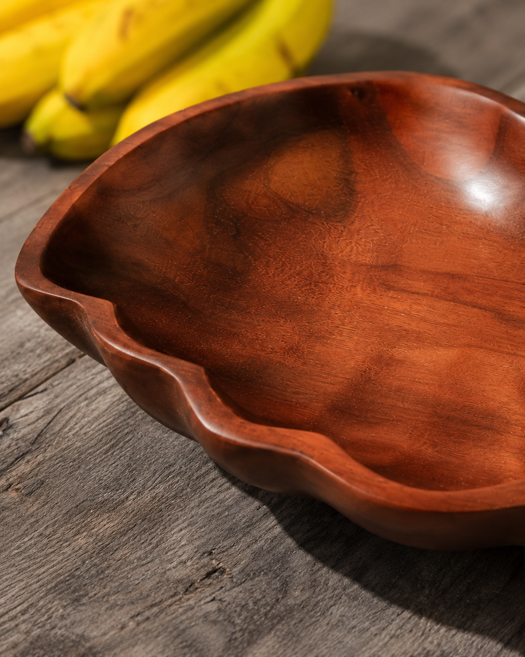 Teak Fruit Bowl