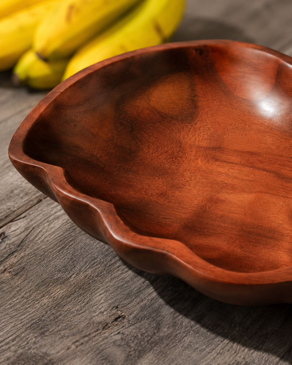 Teak Fruit Bowl