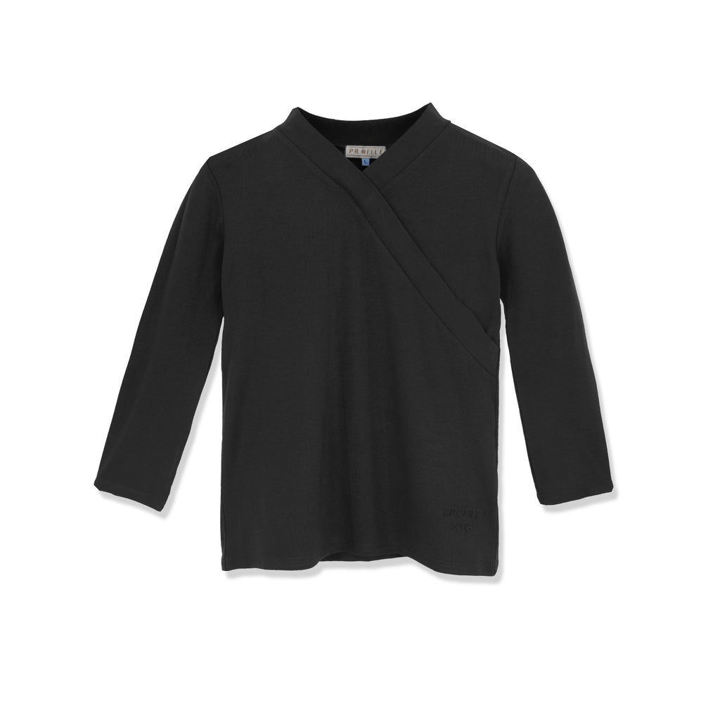 FAUX WRAP MODAL T SHIRT