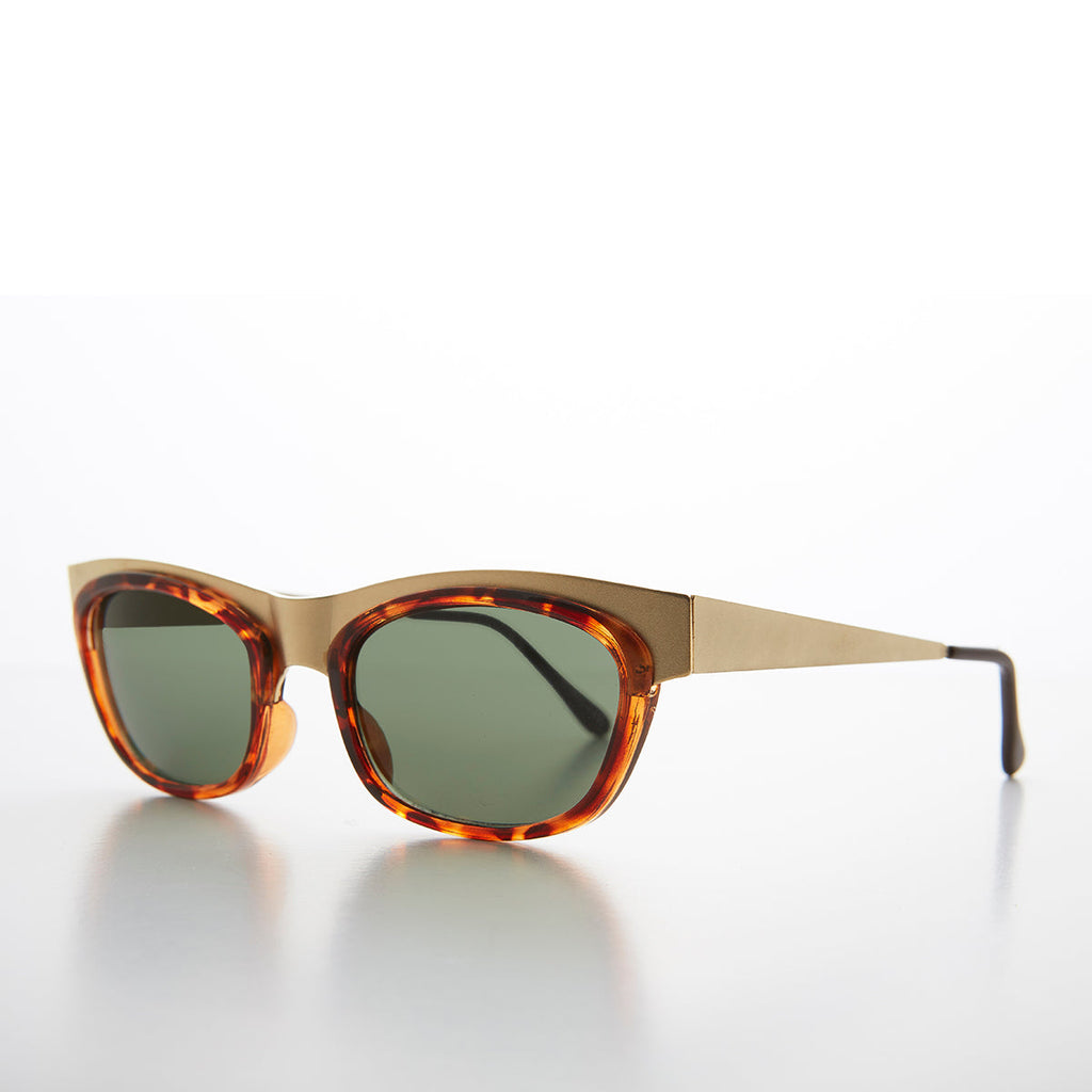 Rectangular Cat Eye Vintage Women's Sunglasses - Valentini