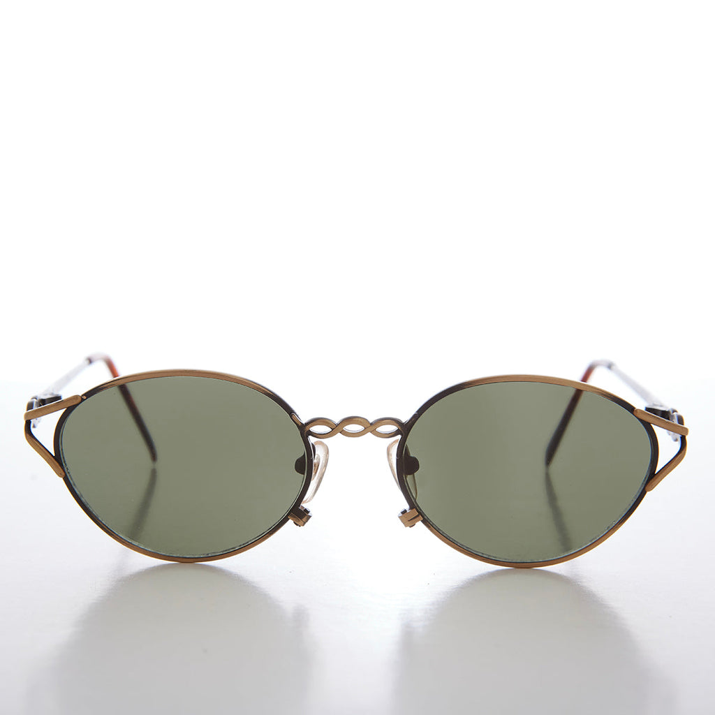 Oval Cat Eye 90s Vintage Sunglasses - Vista