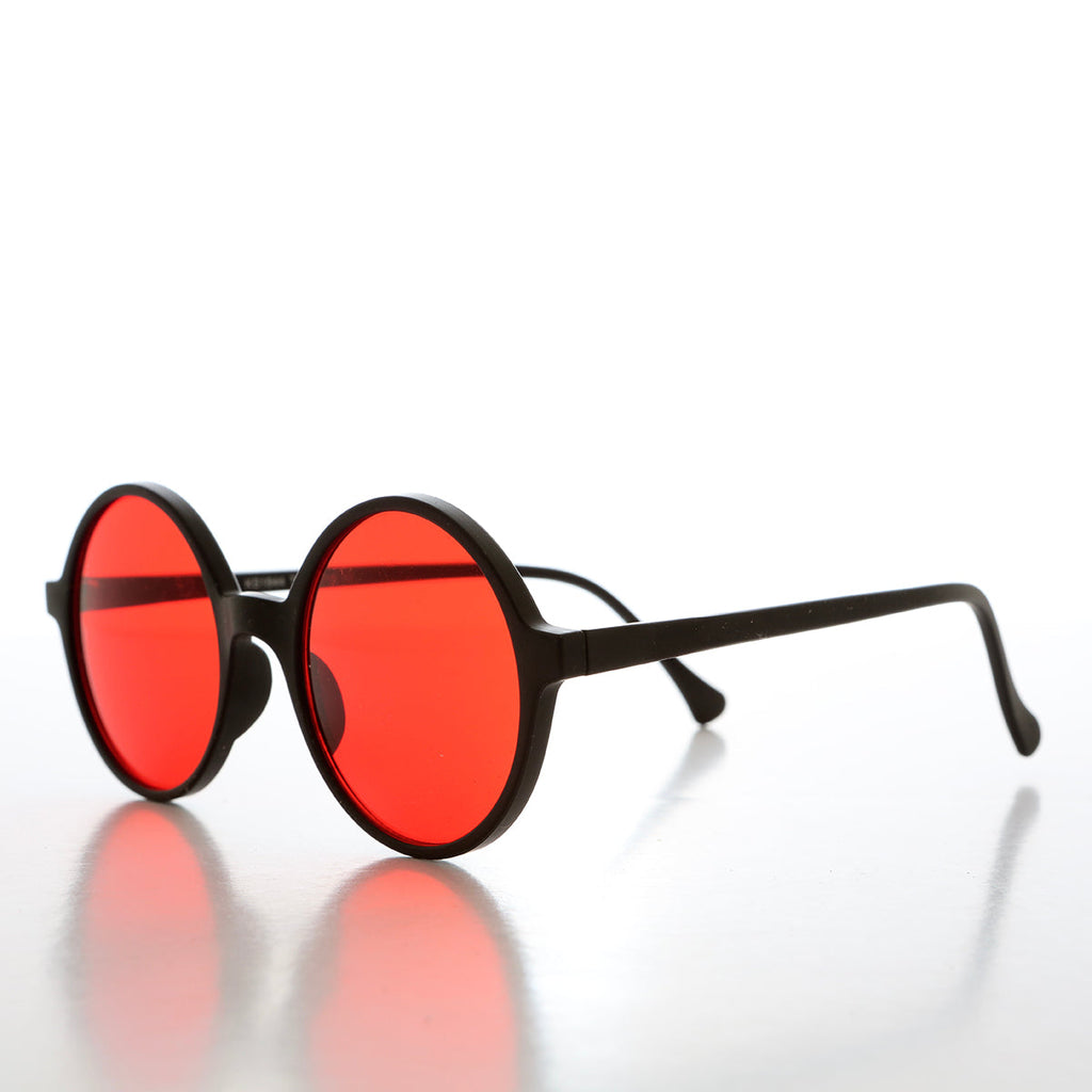 Round Sunglasses with Tinted Lenses - Viva