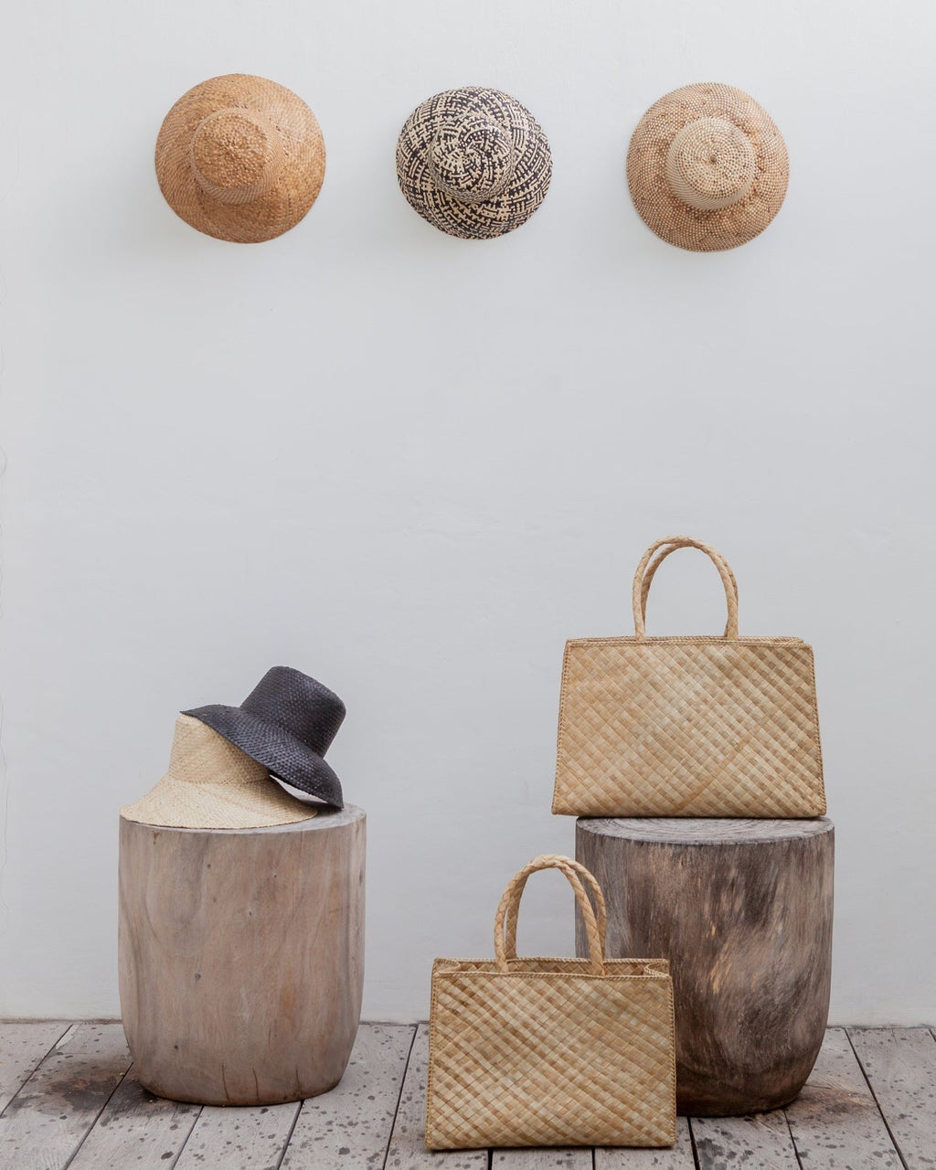 Ombre Woven Bucket Hat