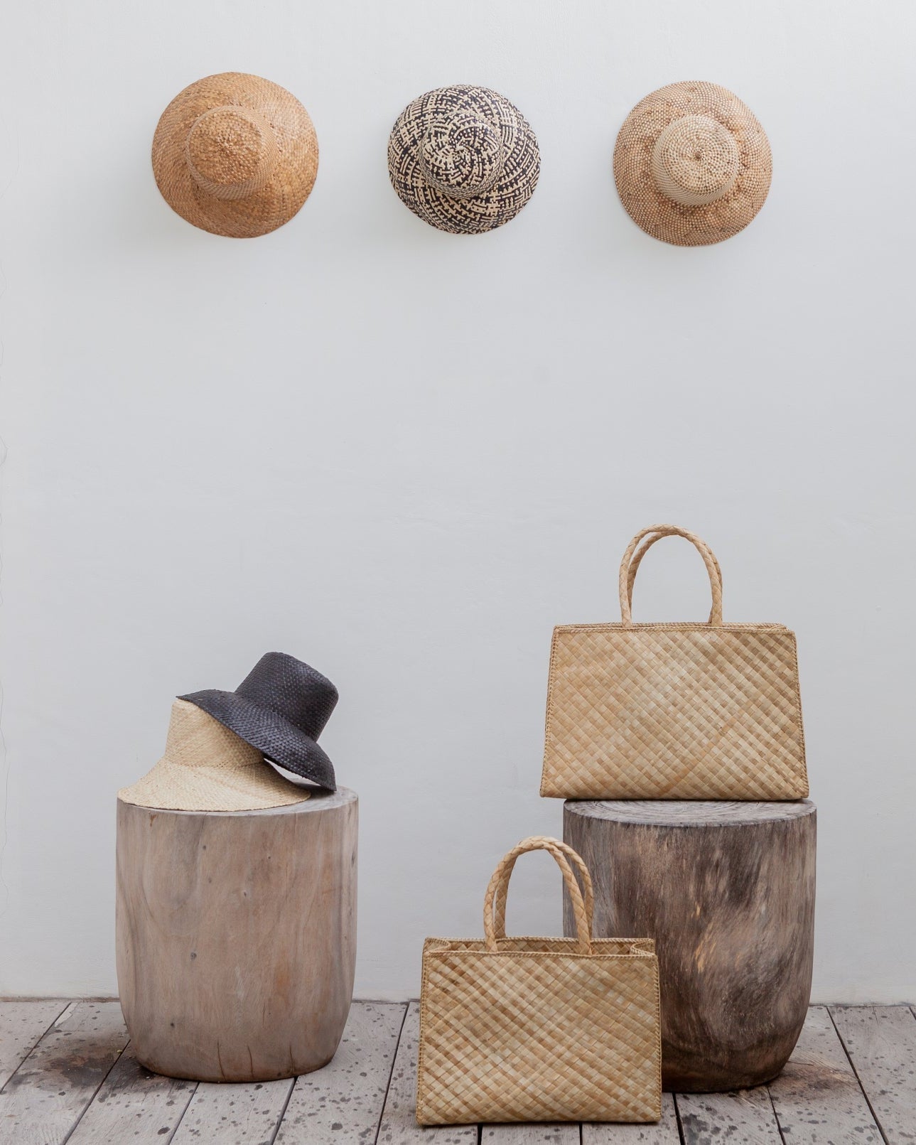 Ombre Woven Bucket Hat