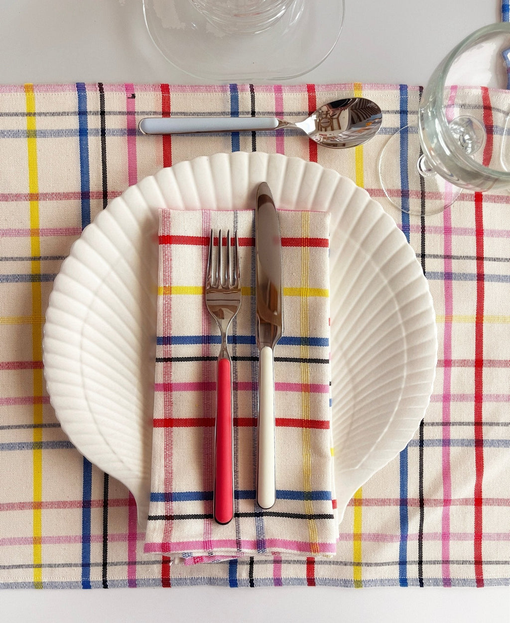 Vera Plaid Napkin Set