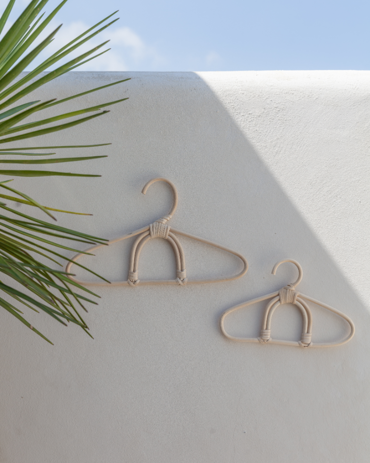 Rainbow Rattan Hanger