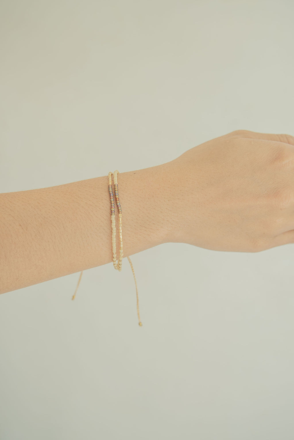 Golden Beaded Bracelet