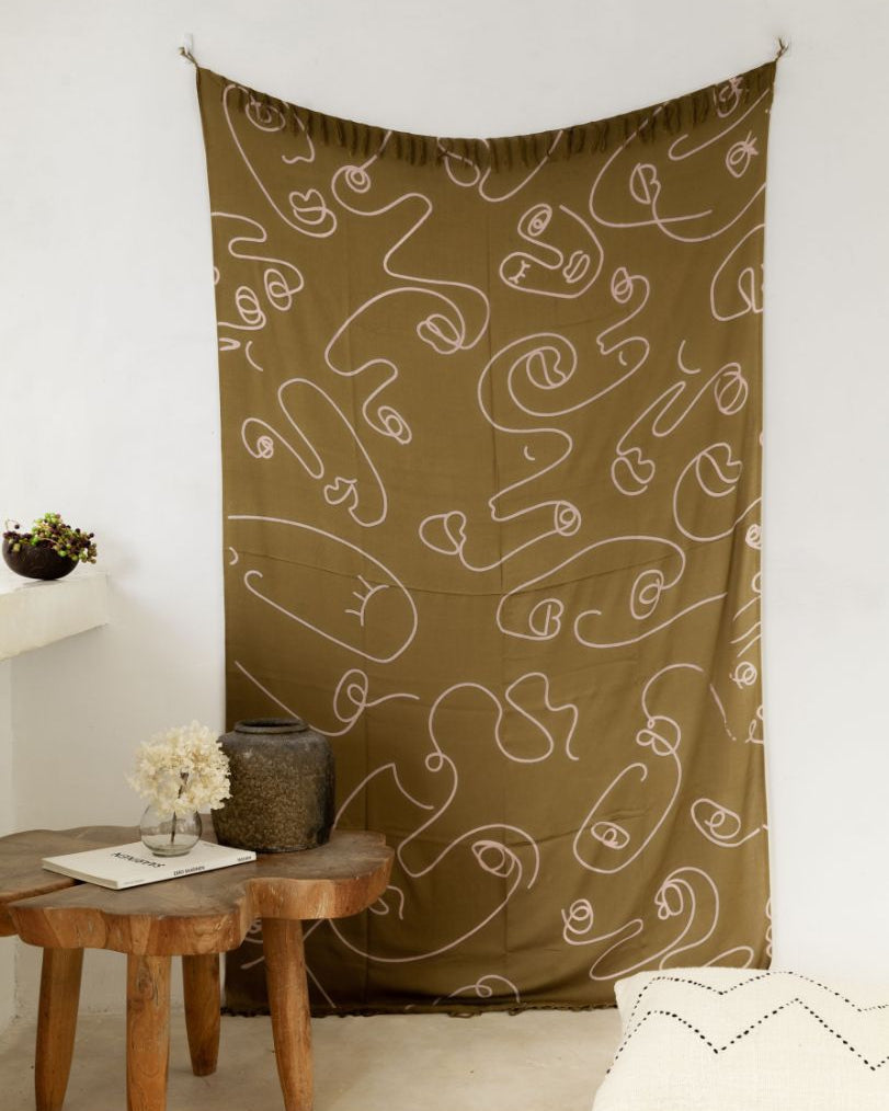 Faces Tapestry