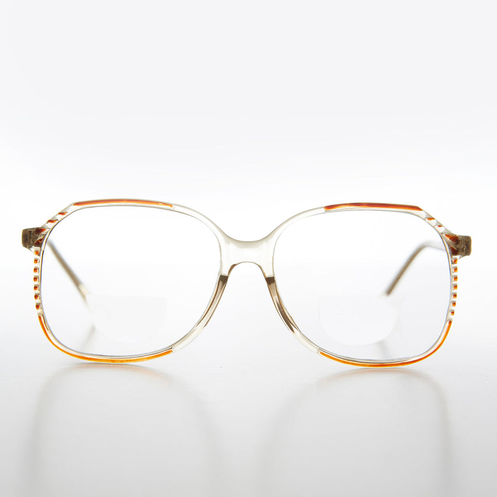 Square Retro Optical Quality Bifocal Reader - Wang