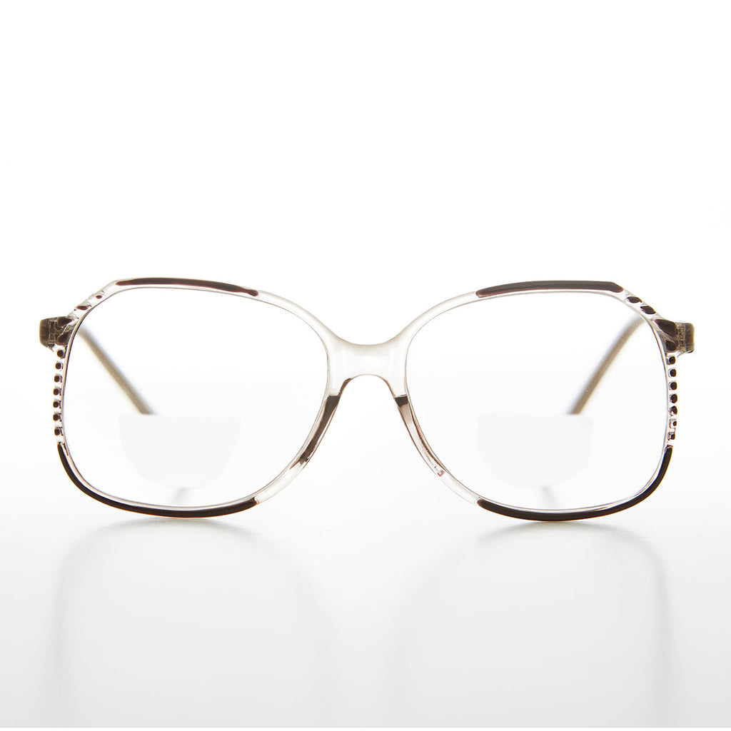 Square Retro Optical Quality Bifocal Reader - Wang