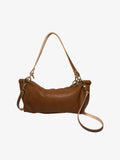 Blair-East West Shoulder Bag, Brown Leather