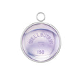Silver Domed Lavender Quartz Wellbutrin Pendant
