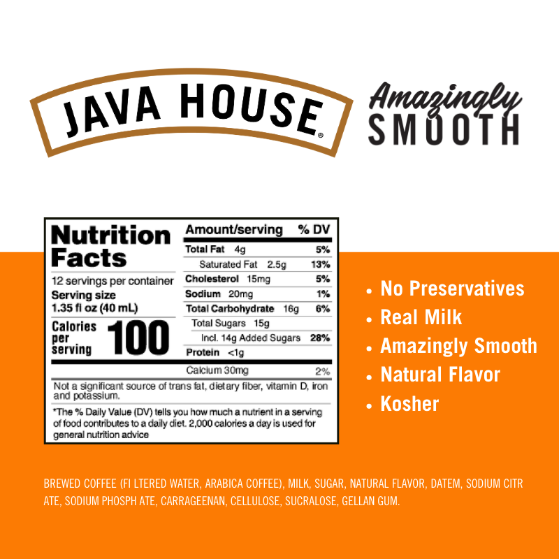 Java House Latte Cold Brew Coffee Pods - Salted Caramel