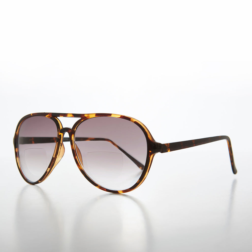 Simple Bifocal Aviator Sunglass - Zander