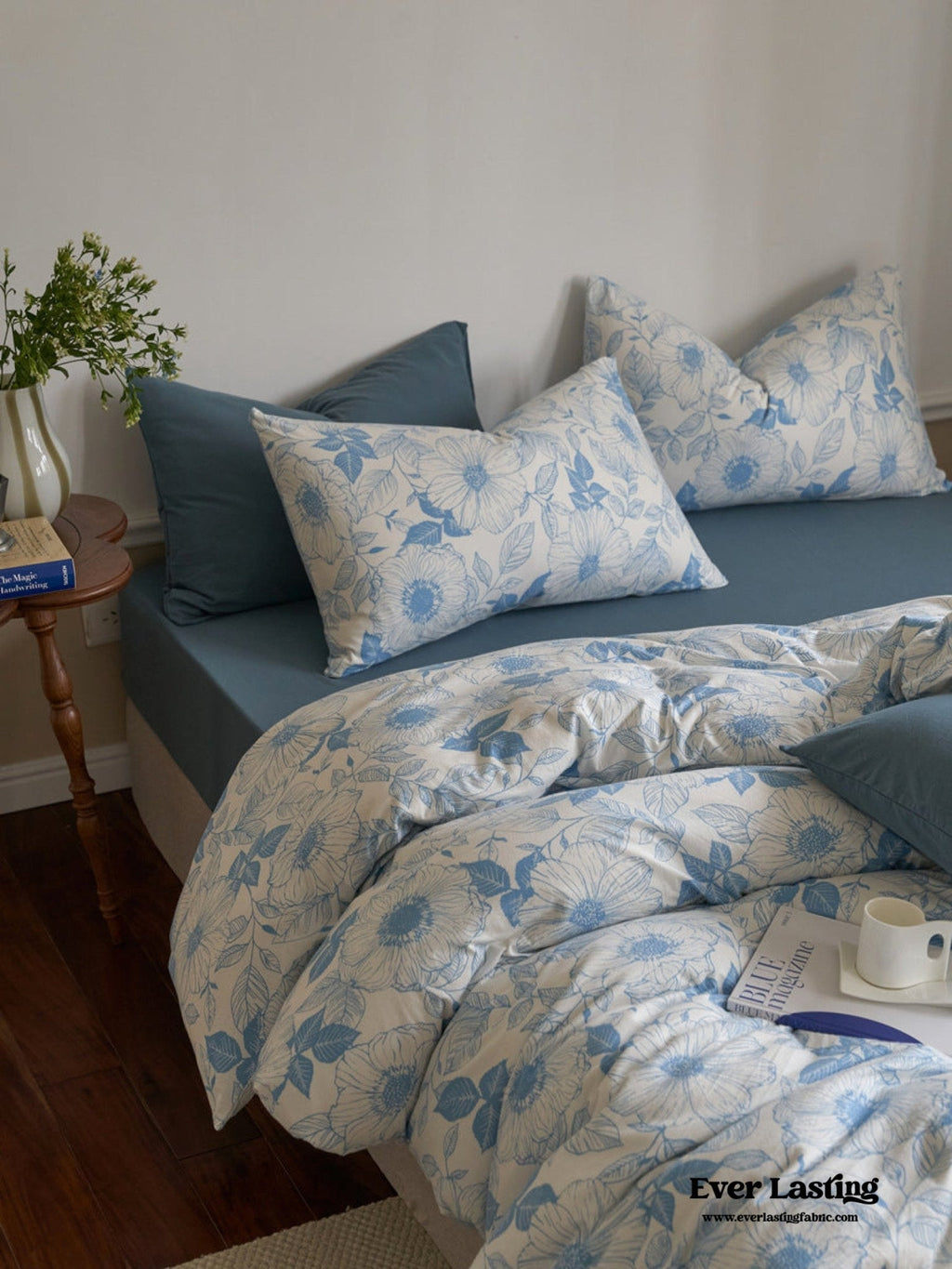 Adèle French Countryside Bedding Set / Blue
