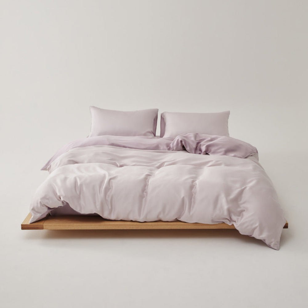 Adeline Pastel Silky Cooling TENCEL™ Bedding Set / Brown