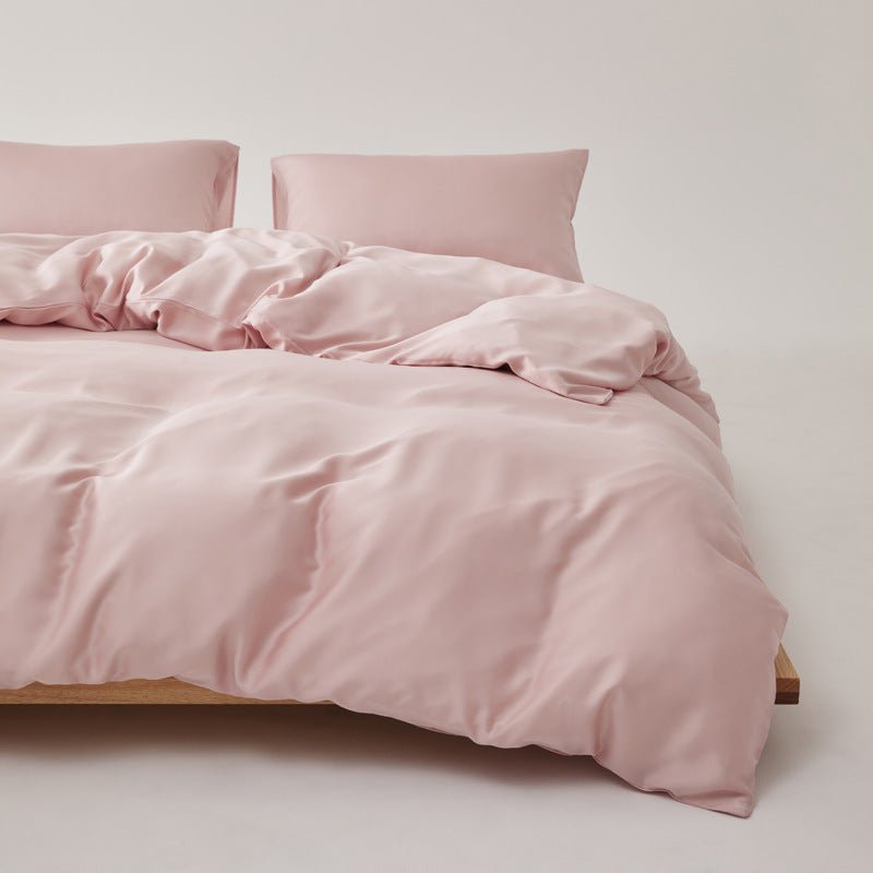 Adeline Pastel Silky Cooling TENCEL™ Bedding Set / White