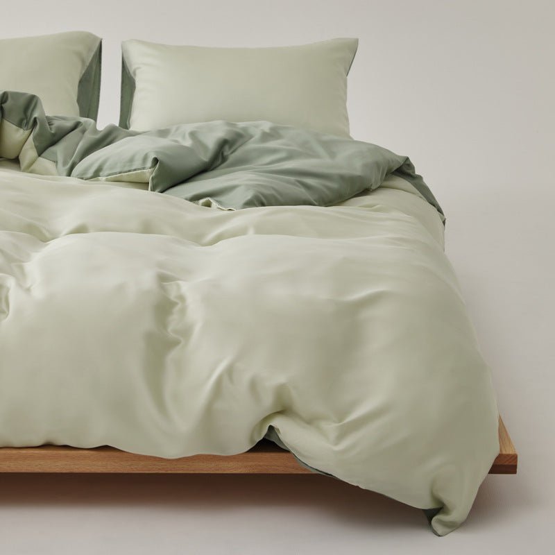 Adeline Pastel Silky Cooling TENCEL™ Bedding Set / Gray