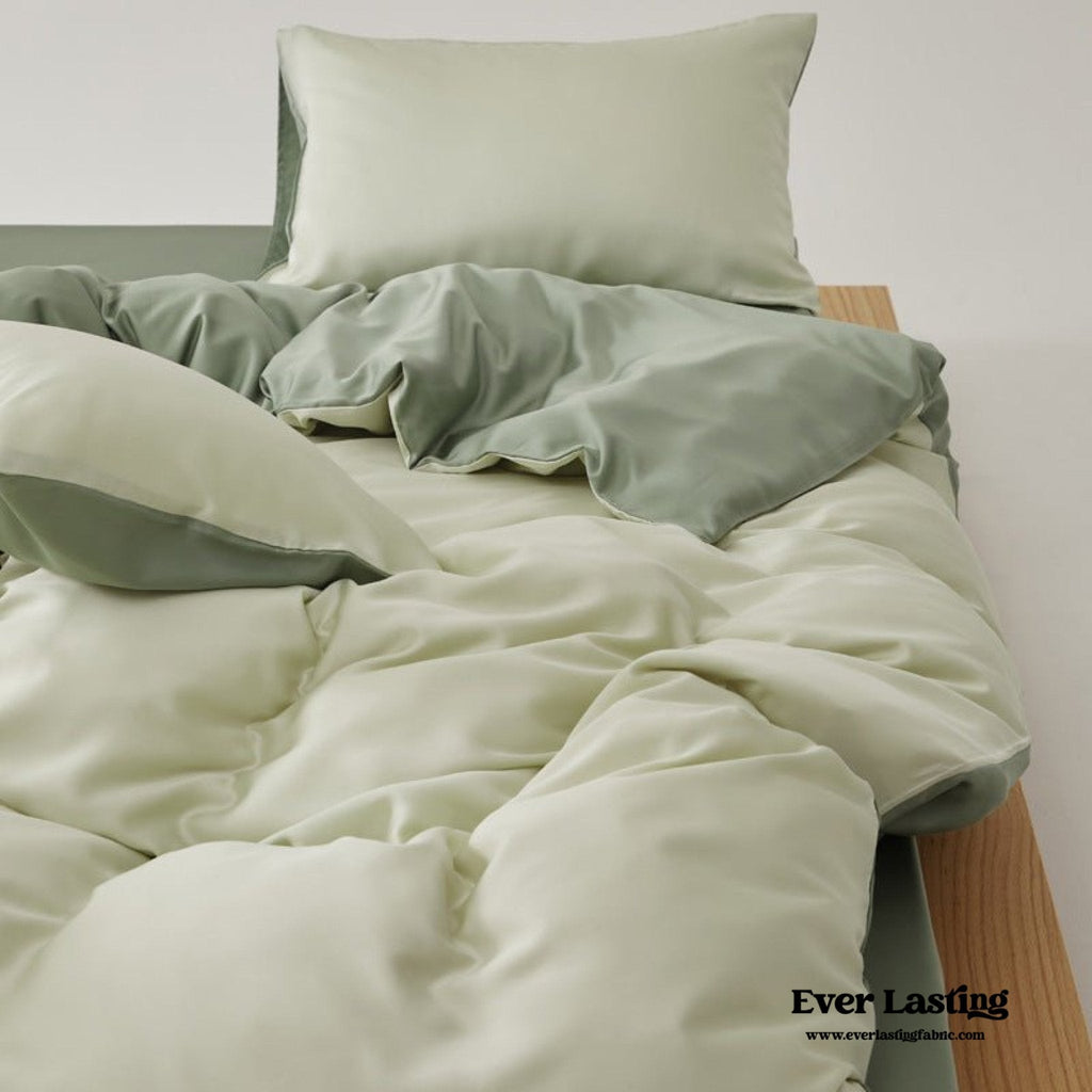 Adeline Pastel Silky TENCEL™ Bedding Set / Yellow