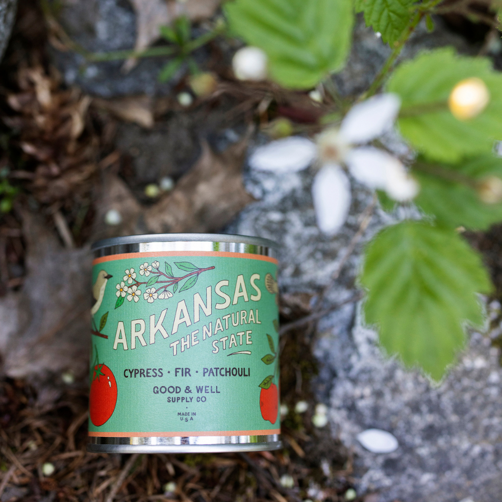 Arkansas State Candle