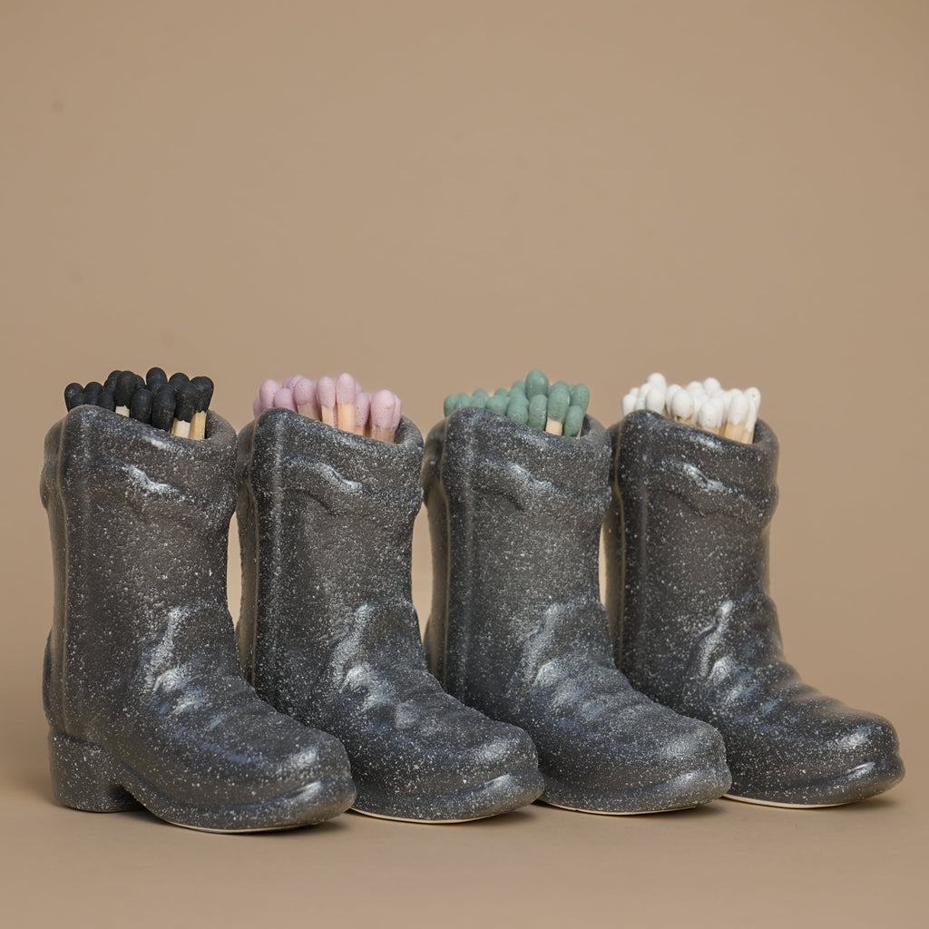 cowboy boot match holder + striker