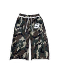 CAMO 3/4 SHORTS