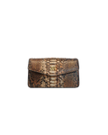 The Met Clutch in Brown Frapuccino