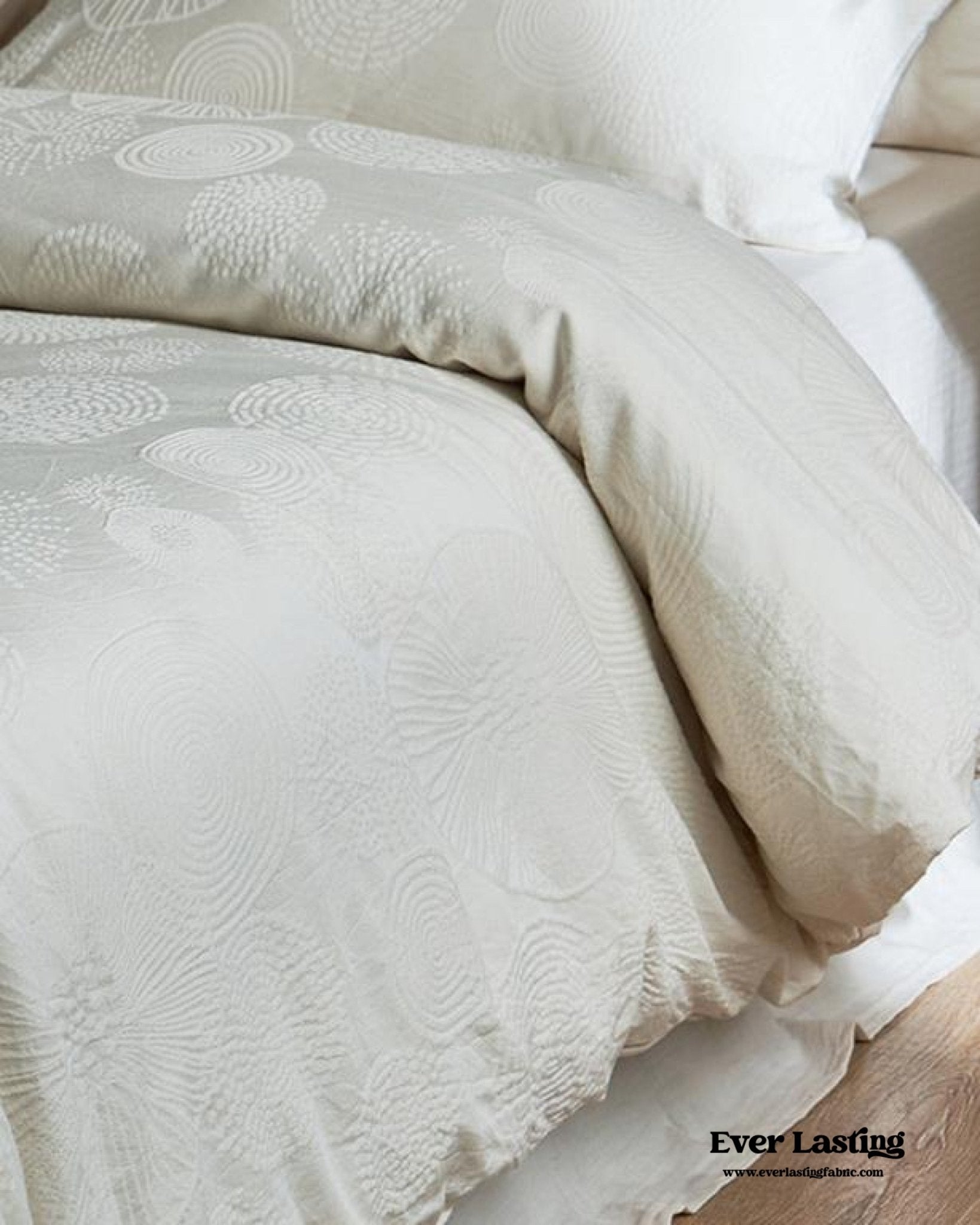 Elin Tencel Silky Jacquard Bedding Set / Garden