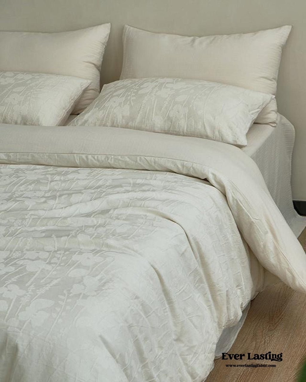 Elin Tencel Silky Jacquard Bedding Set / Garden